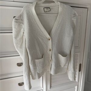Tuckernuck Soft Cream Boucle Cardigan
